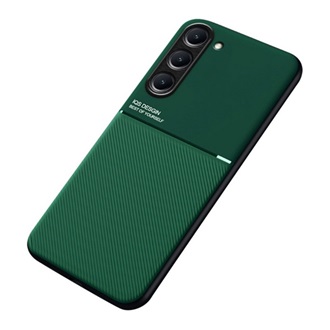 Samsung S23 Plus Gigapack Szilikon telefonvédő ütésállóság, csíkos, SÖTÉTZÖLD