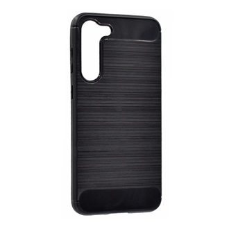 Samsung S23 Plus Gigapack szilikon telefonvédő ütésállóság, karbon minta, FEKETE