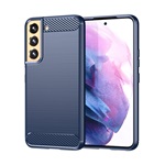 Samsung S23 Plus Gigapack szilikon telefonvédő ütésállóság, karbon minta, SÖTÉTKÉK