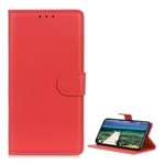 Samsung S23 Plus Gigapack tok álló, bőr hatású FLIP, prémium, PIROS