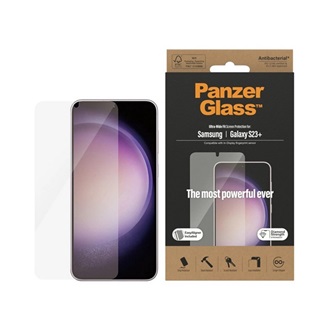 Samsung S23 Plus PANZERGLASS képernyővédő üveg 3D, 9H + segédkeret, ÁTLÁTSZÓ