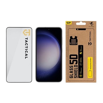 Samsung S23 TACTICAL GLASS SHIELD 5D képernyővédő üveg 5D, 9H, FEKETE