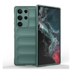 Samsung S23 Ultra Gigapack szilikon telefonvédő ütésállóság, 3D, SÖTÉTZÖLD