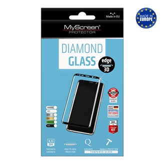 Samsung S23 Ultra MYSCREEN DIAMOND GLASS EDGE képernyővédő üveg 3D, 9H, FEKETE