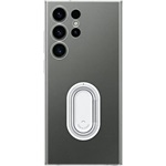 Samsung S23 Ultra SAMSUNG műanyag telefonvédő ultravékony, kitámasztó, ÁTLÁTSZÓ