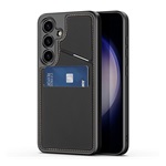 Samsung S24 5G DUX DUCIS RAFI II MAG szilikon telefonvédő kitámasztó, MagSafe, FEKETE