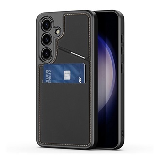 Samsung S24 5G DUX DUCIS RAFI II MAG szilikon telefonvédő kitámasztó, MagSafe, FEKETE