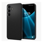 Samsung S24 5G SPIGEN LIQUID AIR szilikon telefonvédő ütésállóság, rombusz, FEKETE