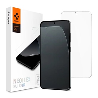 Samsung S24 5G SPIGEN NEOFLEX képernyővédő fólia 2db full screen, tok barát, ÁTLÁTSZÓ