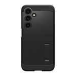 Samsung S24 5G SPIGEN TOUGH ARMOR szilikon telefonvédő ütésállóság, kitámasztó, FEKETE