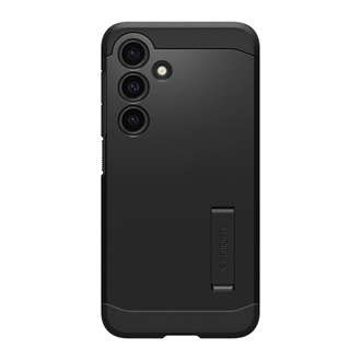 Samsung S24 5G SPIGEN TOUGH ARMOR szilikon telefonvédő ütésállóság, kitámasztó, FEKETE