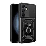 Samsung S24 FE 5G GIGAPACK Defender szilikon telefonvédő ütésállóság, kameravédő, FEKETE