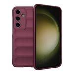 Samsung S24 FE 5G Gigapack Szilikon telefonvédő ütésállóság, 3D, BORDÓ