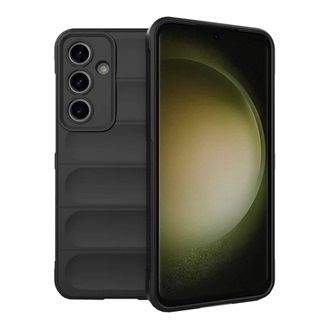 Samsung S24 FE 5G Gigapack Szilikon telefonvédő ütésállóság, 3D, FEKETE