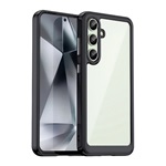 Samsung S24 FE 5G Gigapack Szilikon telefonvédő ütésállóság, átlátszó hátlap, FEKETE