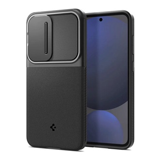 Samsung S24 FE 5G SPIGEN OPTIK ARMOR szilikon telefonvédő kameravédő FEKETE