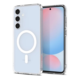 Samsung S24 FE SPIGEN ULTRA HYBRID MAG műanyag telefonvédő ütésállóság, MagSafe, FEHÉR