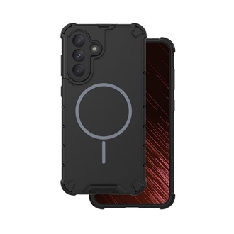 Samsung S24 GIGAPACK Defender műanyag telefonvédő ütésállóság, MagSafe, FEKETE