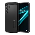 Samsung S24 Plus 5G SPIGEN TOUGH ARMOR szilikon telefonvédő ütésállóság, kitámasztó, FEKETE