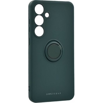 Samsung S24 Plus ROAR AMBER szilikon telefonvédő tartógyűrű, kameravédő, SÖTÉTZÖLD