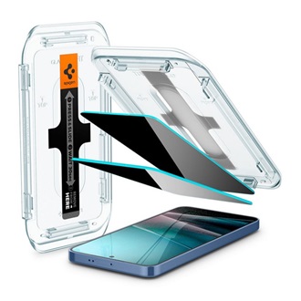 Samsung S24 Plus SPIGEN EZ FIT HD képernyővédő üveg 2db 2.5D, 9H + segédkeret, ÁTLÁTSZÓ