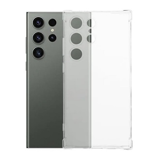 Samsung S24 Ultra 5G Gigapack Szilikon telefonvédő ütésállóság, légpárnás sarok, ÁTLÁTSZÓ