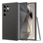 Samsung S24 Ultra 5G SPIGEN LIQUID CRYSTAL szilikon telefonvédő ütésállóság, légpárnás sarok, SÖTÉTSZÜRKE