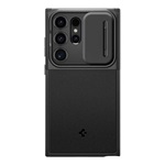 Samsung S24 Ultra 5G SPIGEN OPTIK ARMOR szilikon telefonvédő kameravédő FEKETE