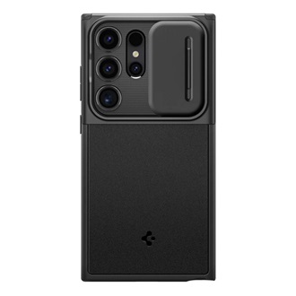 Samsung S24 Ultra 5G SPIGEN OPTIK ARMOR szilikon telefonvédő kameravédő FEKETE