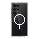 Samsung S24 Ultra 5G SPIGEN ULTRA HYBRID MAG műanyag telefonvédő ütésállóság, MagSafe, ÁTLÁTSZÓ