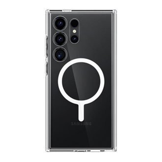 Samsung S24 Ultra 5G SPIGEN ULTRA HYBRID MAG műanyag telefonvédő ütésállóság, MagSafe, ÁTLÁTSZÓ