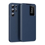 Samsung S24 Ultra GIGAPACK Tok álló aktív FLIP, Smart View Cover, SÖTÉTKÉK