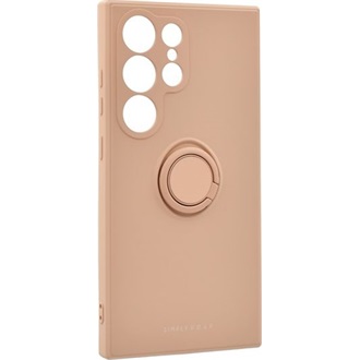 Samsung S24 Ultra ROAR AMBER szilikon telefonvédő tartógyűrű, kameravédő, RÓZSASZÍN