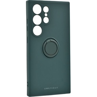 Samsung S24 Ultra ROAR AMBER szilikon telefonvédő tartógyűrű, kameravédő, SÖTÉTZÖLD