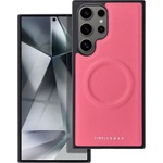 Samsung S24 Ultra ROAR MAG MORNING szilikon telefonvédő ECO bőr hatású, MagSafe, RÓZSASZÍN