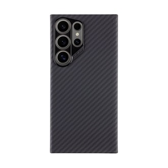 Samsung S24 Ultra TACTICAL MAGFORCE ARAMID szilikon telefonvédő ultravékony, karbon minta, FEKETE