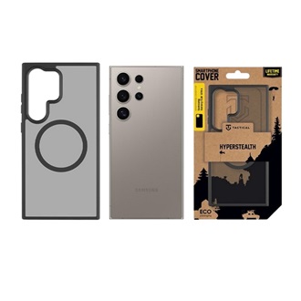 Samsung S24 Ultra TACTICAL MAGFORCE HYPERSTEALTH szilikon telefonvédő ütésállóság, MagSafe, FEKETE
