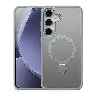 Samsung S25 DUX DUCIS YIND szilikon telefonvédő ütésállóság, kitámasztó, ÁTLÁTSZÓ