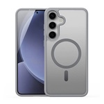 Samsung S25 DUX DUCIS YIND szilikon telefonvédő ütésállóság, kitámasztó, ÁTLÁTSZÓ