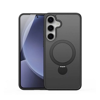 Samsung S25 DUX DUCIS YIND szilikon telefonvédő ütésállóság, kitámasztó, FEKETE