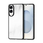 Samsung S25 Edge DUX DUCIS AIMO szilikon telefonvédő ütésállóság, hullám, FEKETE