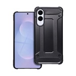 Samsung S25 Edge GIGAPACK Defender szilikon telefonvédő ütésállóság, fémhatás, FEKETE