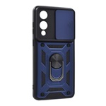 Samsung S25 Edge GIGAPACK Defender szilikon telefonvédő ütésállóság, kameravédő, SÖTÉTKÉK