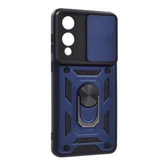 Samsung S25 Edge GIGAPACK Defender szilikon telefonvédő ütésállóság, kameravédő, SÖTÉTKÉK