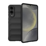 Samsung S25 Edge GIGAPACK Szilikon telefonvédő ütésállóság, 3D, FEKETE