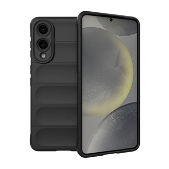 Samsung S25 Edge GIGAPACK Szilikon telefonvédő ütésállóság, 3D, FEKETE