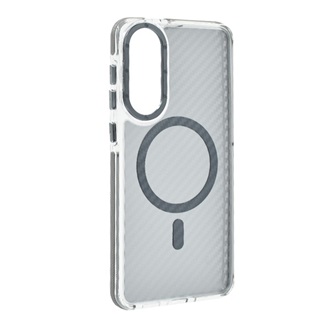 Samsung S25 Edge GIGAPACK Szilikon telefonvédő ütésállóság, MagSafe, SÖTÉTSZÜRKE