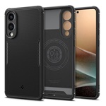 Samsung S25 Edge SPIGEN CORE ARMOR MAG szilikon telefonvédő ütésállóság, MagSafe, FEKETE