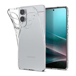 Samsung S25 Edge SPIGEN CRYSTAL FLEX szilikon telefonvédő ütésállóság, légpárnás sarok, ÁTLÁTSZÓ