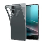 Samsung S25 Edge SPIGEN LIQUID CRYSTAL szilikon telefonvédő ütésállóság, légpárnás sarok, SÖTÉTSZÜRKE